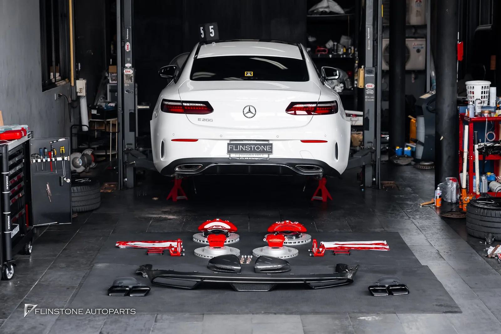 C238 E-Class Coupe E-Coupe Facelift รหัส C238 เข้าติดตั้งชุดเบรคแท้ Mercedes AMG