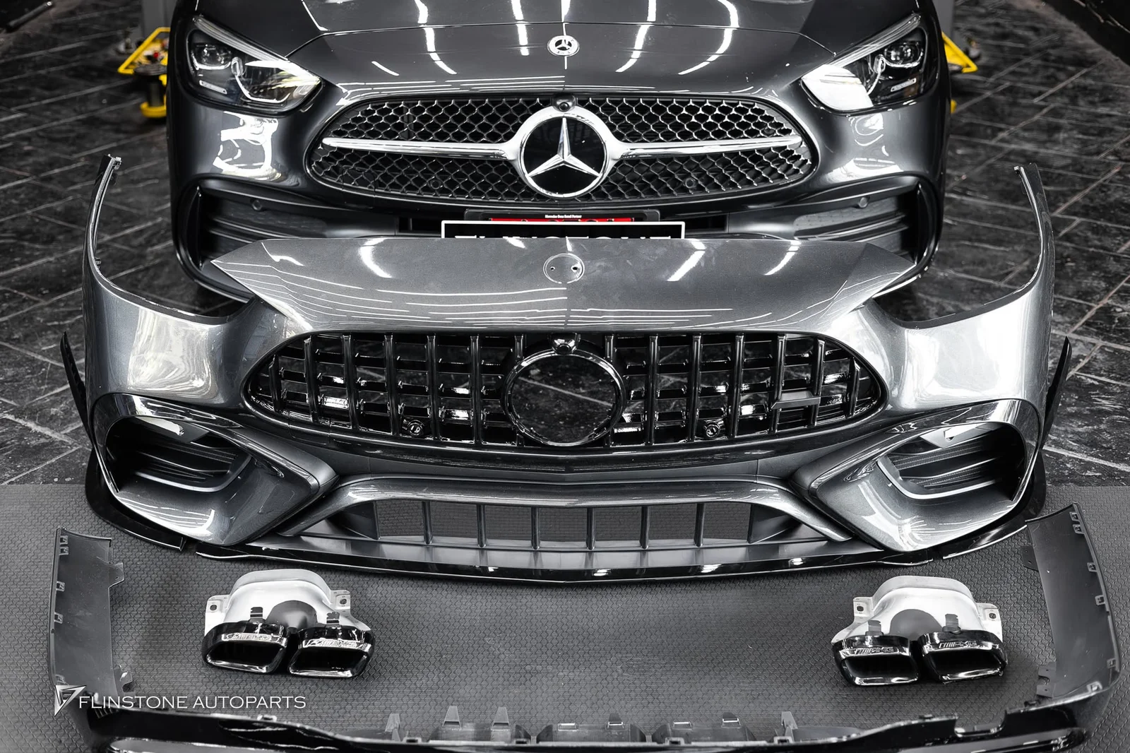 ติดตั้งชุดแต่ง C63 AMG สำหรับ W206 C-Class ขอบพระคุณสำหรับความไว้วางใจครับผม