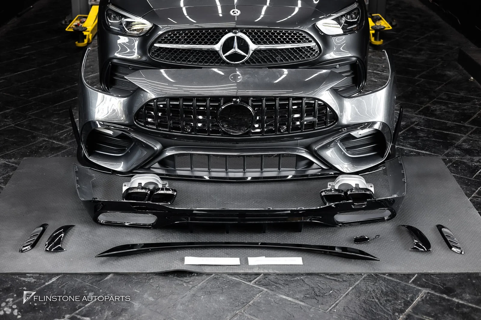 ติดตั้งชุดแต่ง C63 AMG สำหรับ W206 C-Class ขอบพระคุณสำหรับความไว้วางใจครับผม