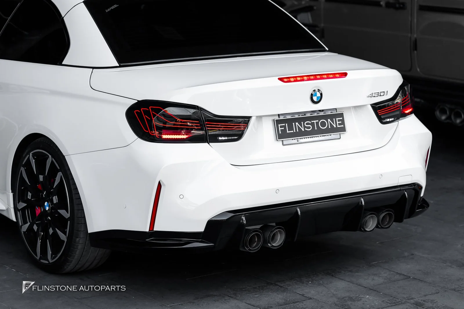 F32/F33/F36 BMW 4 Series Tail Lights BMW F33 Series 4 in the style of CSL [Black Version]