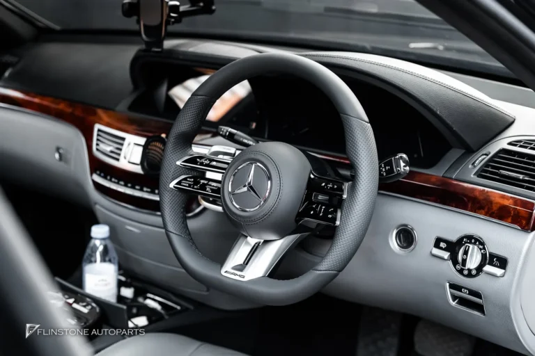 just one steering wheel change the interior instantly looks newer! for S-Class W221