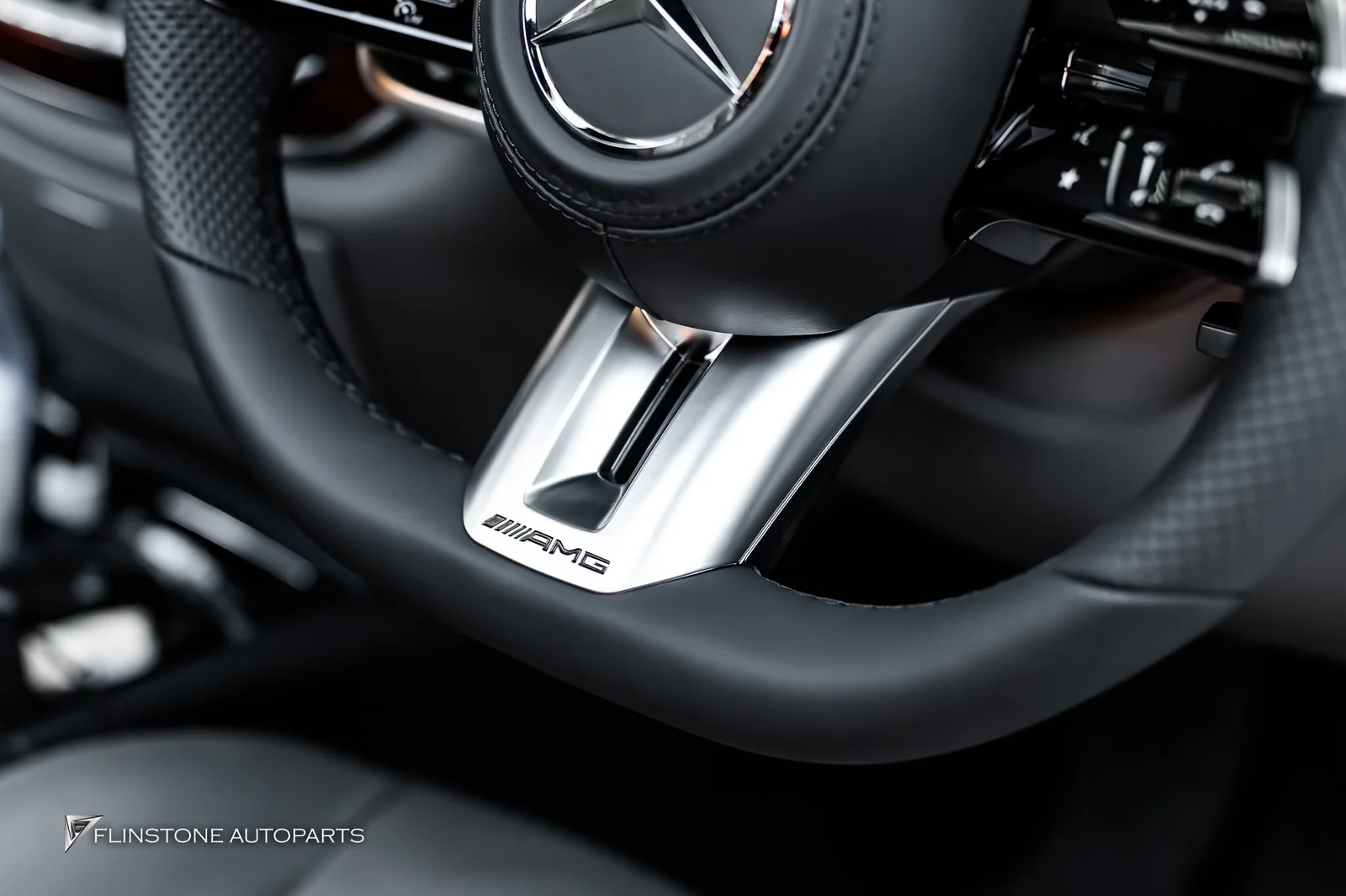just one steering wheel change the interior instantly looks newer! for S-Class W221