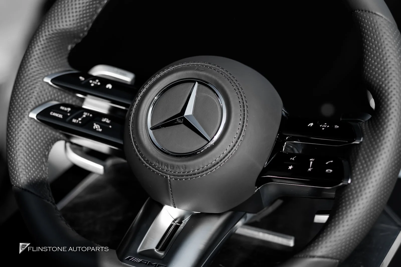 just one steering wheel change the interior instantly looks newer! for S-Class W221