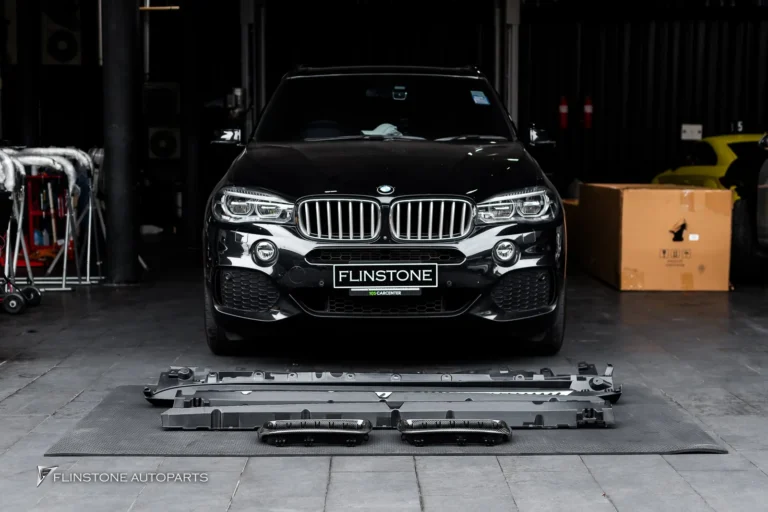 BMW X5 F15 model-specific side steps fitted