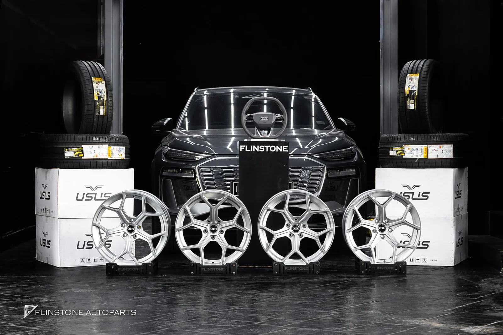 AUDI Q6 E-Tron เลือกล้อฟอจแท้จาก USUS Forged Wheel และล้อพวงมาลัย RS Sport