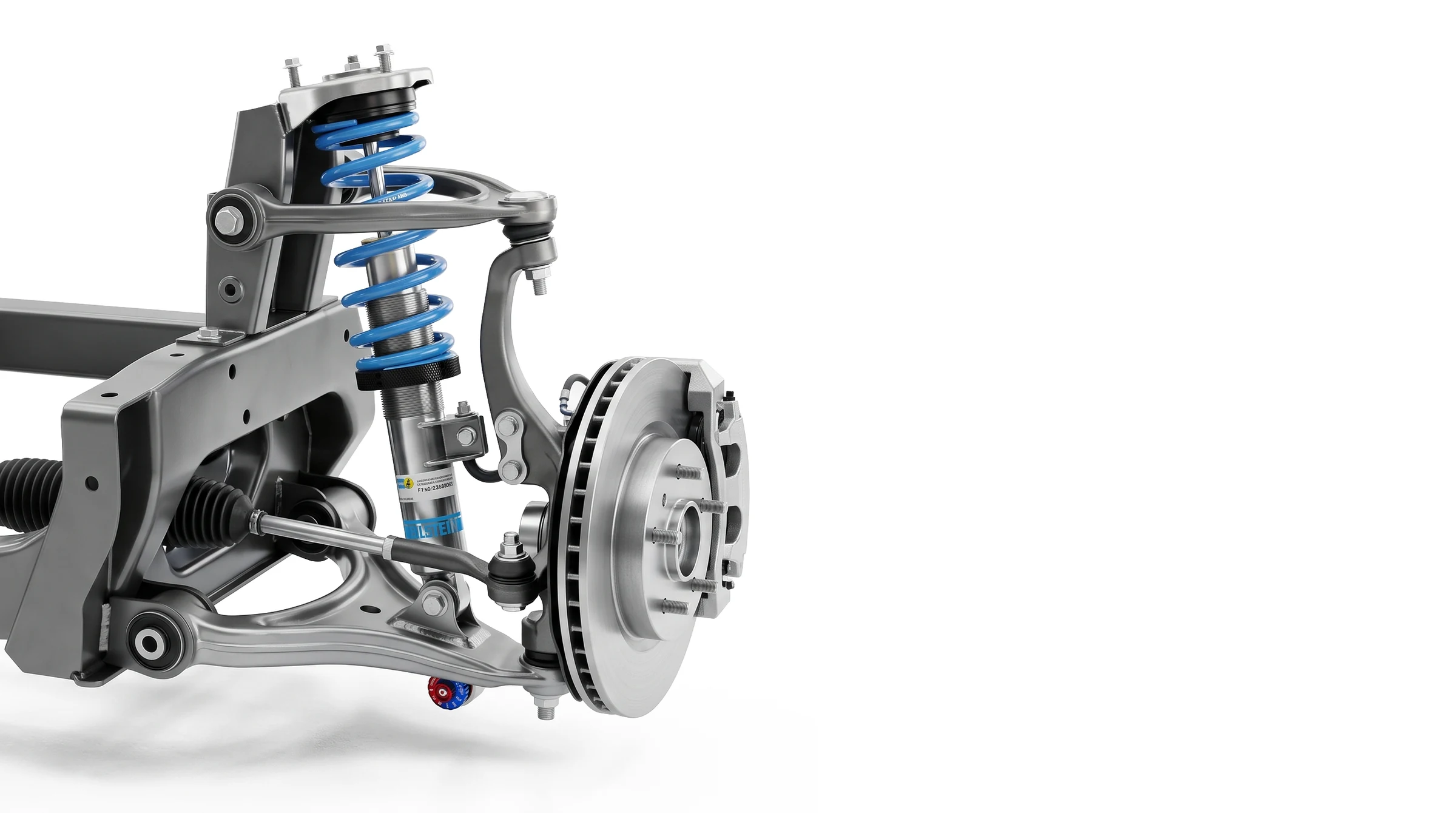 suspension kit with Shock Absorbers BILSTEIN and Brake Discs