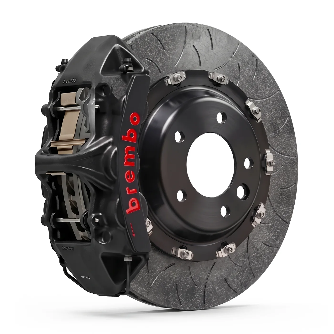 เบรก Brembo Carbon Ceramic CCM คาลิเปอร์สีดำ โลโก้แดง