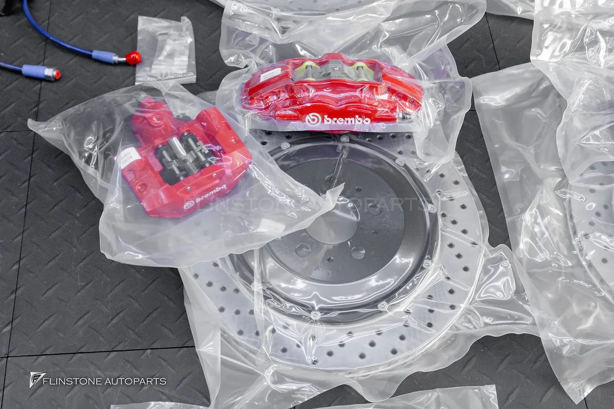 ชุดเบรก Brembo CTS-V จาน 380 หน้า-หลัง สำหรับ Tesla Model Y Juniper