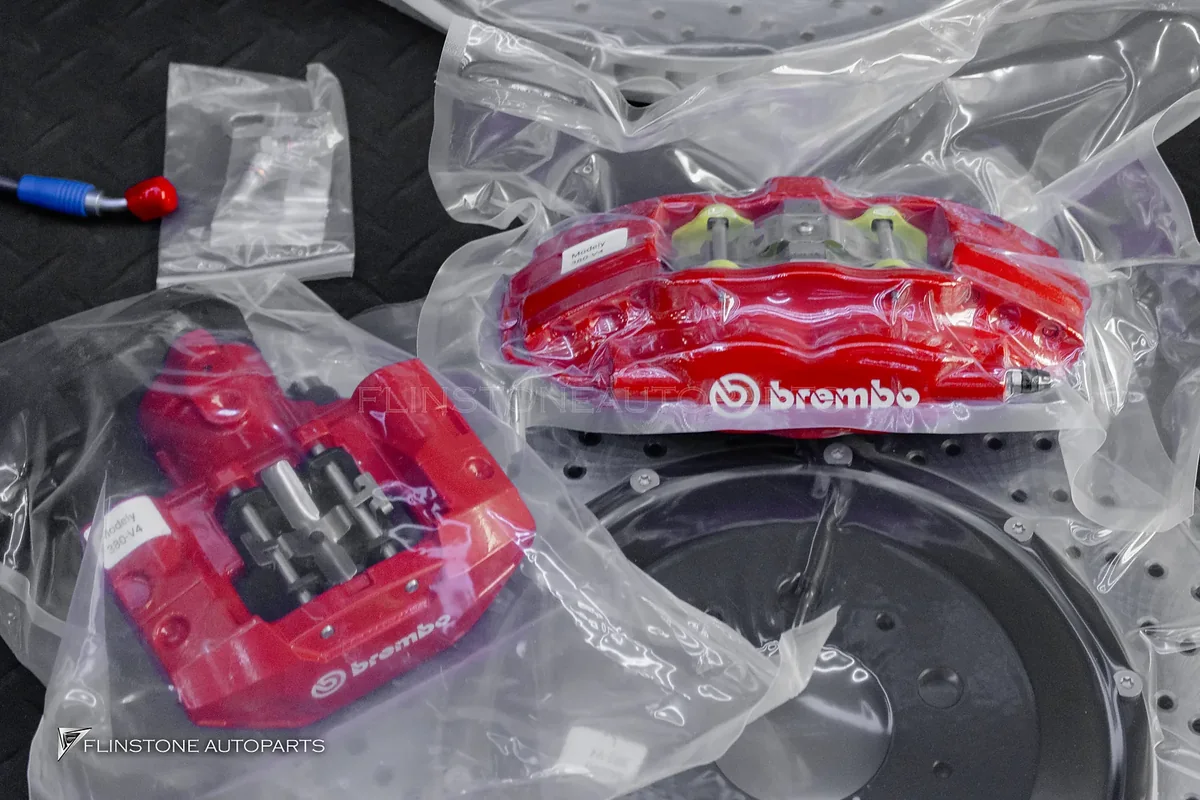 ชุดเบรก Brembo CTS-V จาน 380 หน้า-หลัง สำหรับ Tesla Model Y Juniper