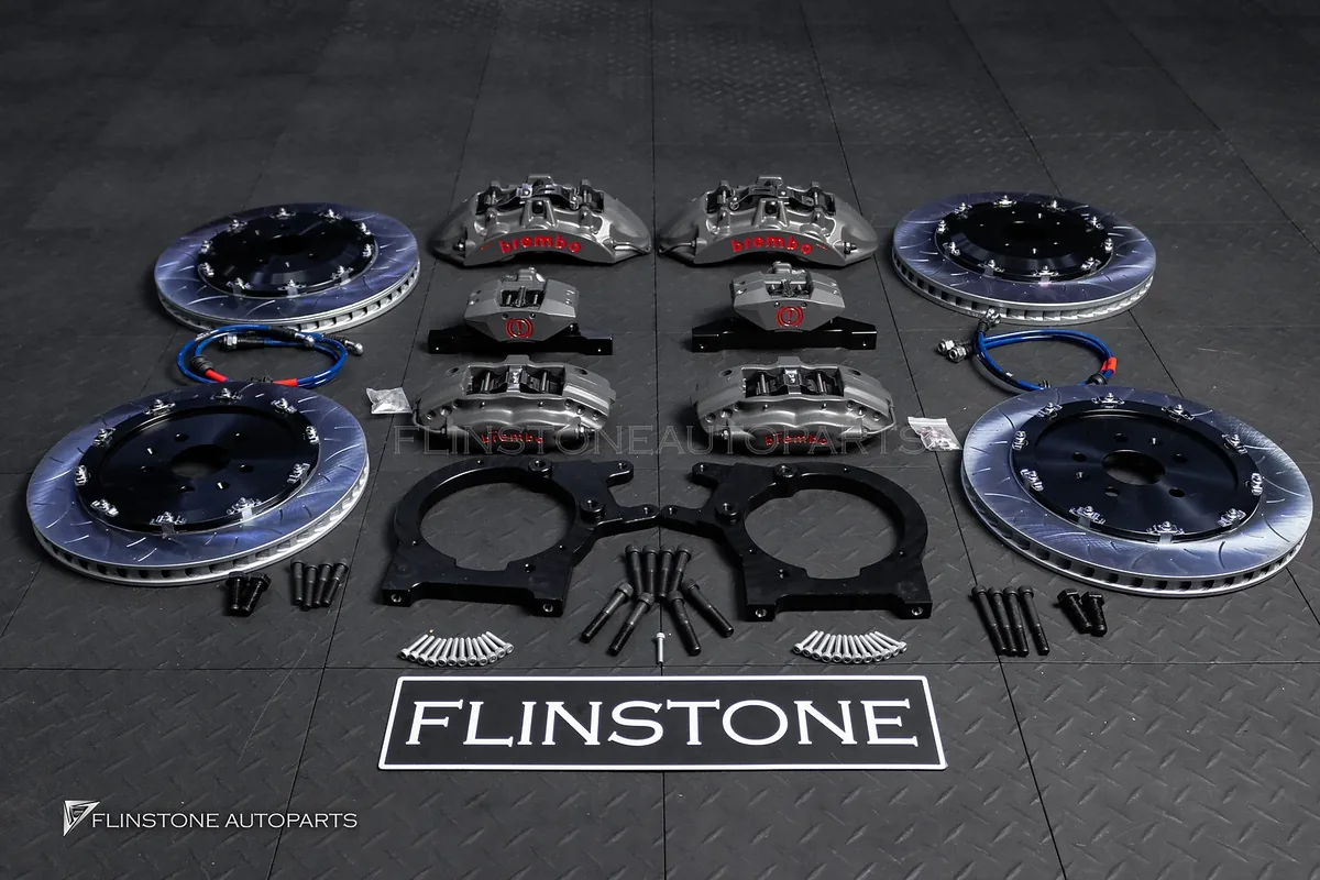 ชุดเบรก Brembo สำหรับ BYD Sealion 6 สีเทา โลโก้แดง