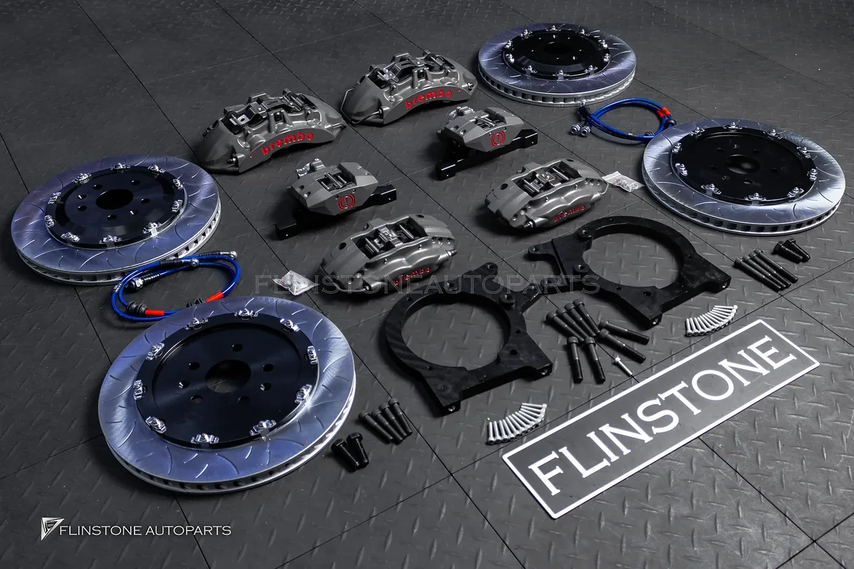 ชุดเบรก Brembo สำหรับ BYD Sealion 6 สีเทา โลโก้แดง