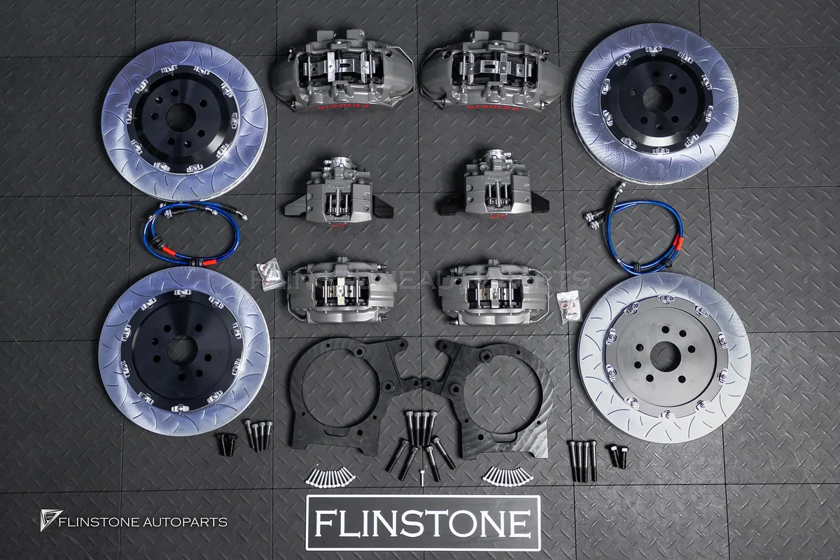 ชุดเบรก Brembo สำหรับ BYD Sealion 6 สีเทา โลโก้แดง