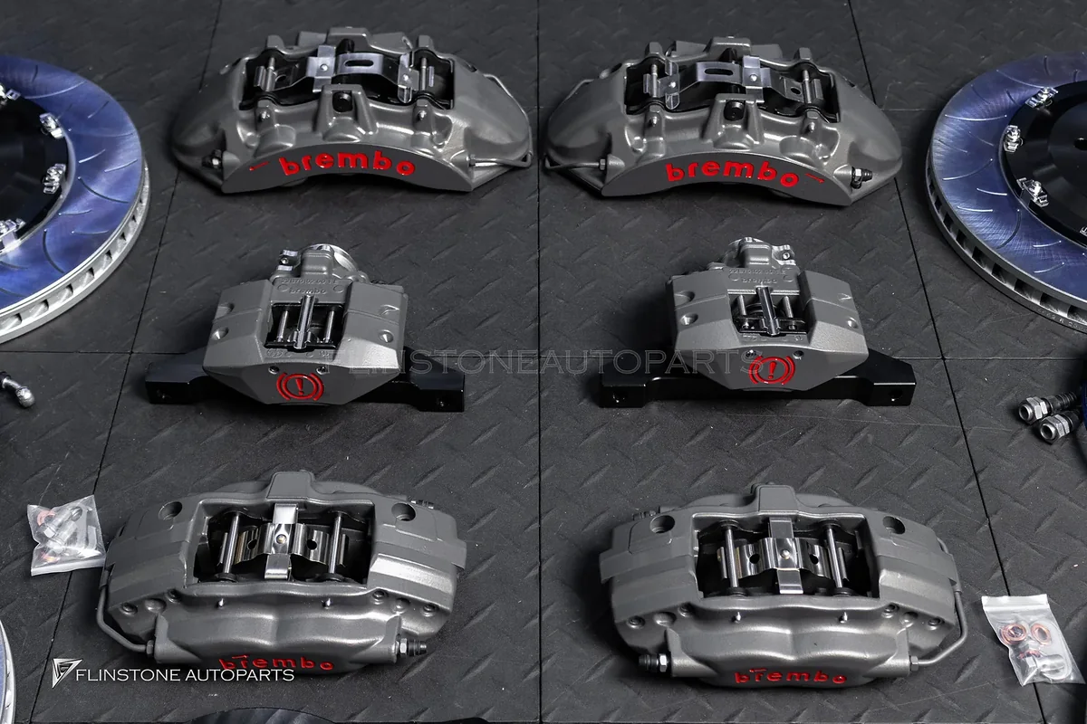 ชุดเบรก Brembo สำหรับ BYD Sealion 6 สีเทา โลโก้แดง