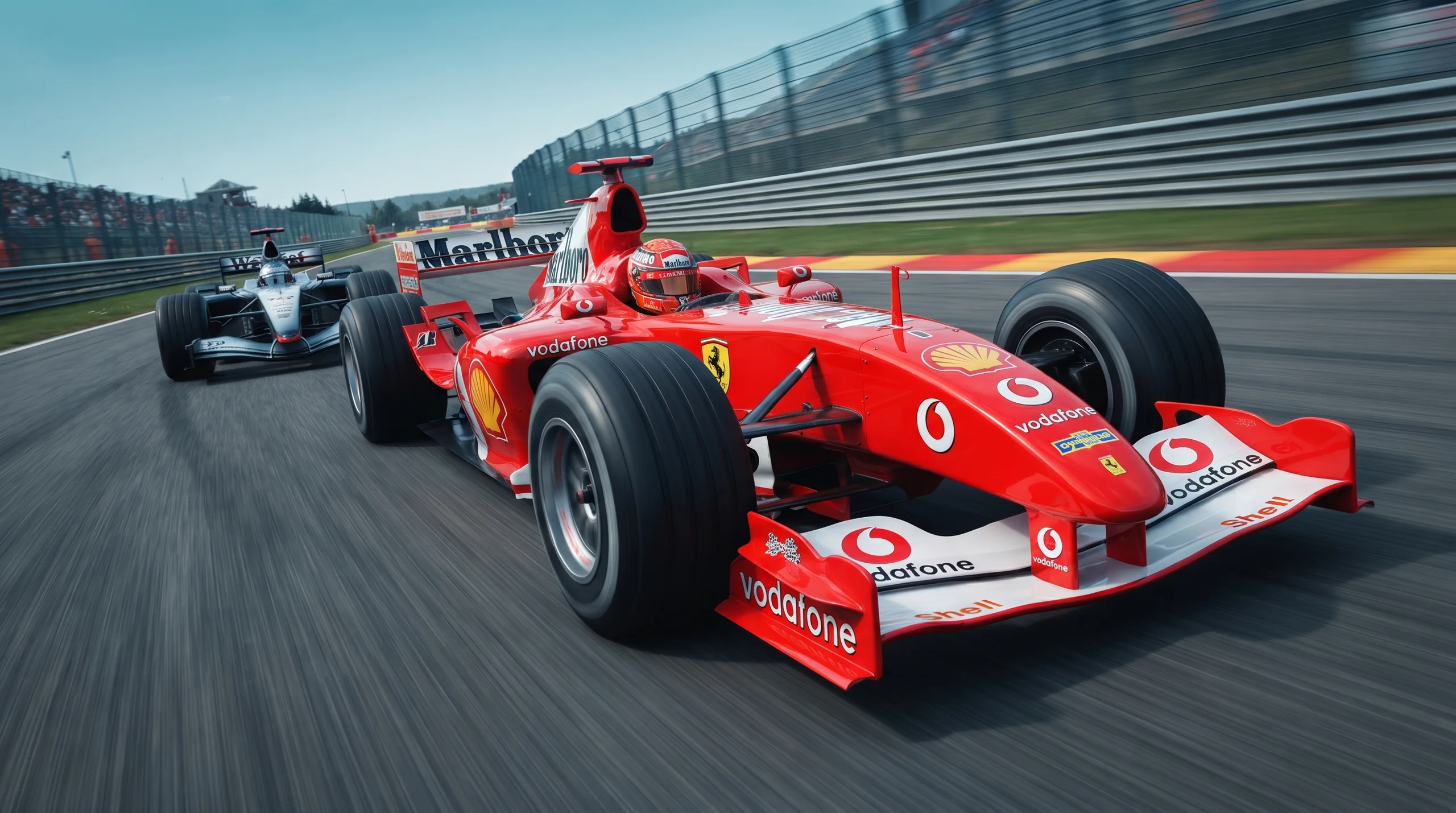 รถแข่ง Formula 1 ที่ใช้ระบบเบรก Brembo ในสนามแข่ง