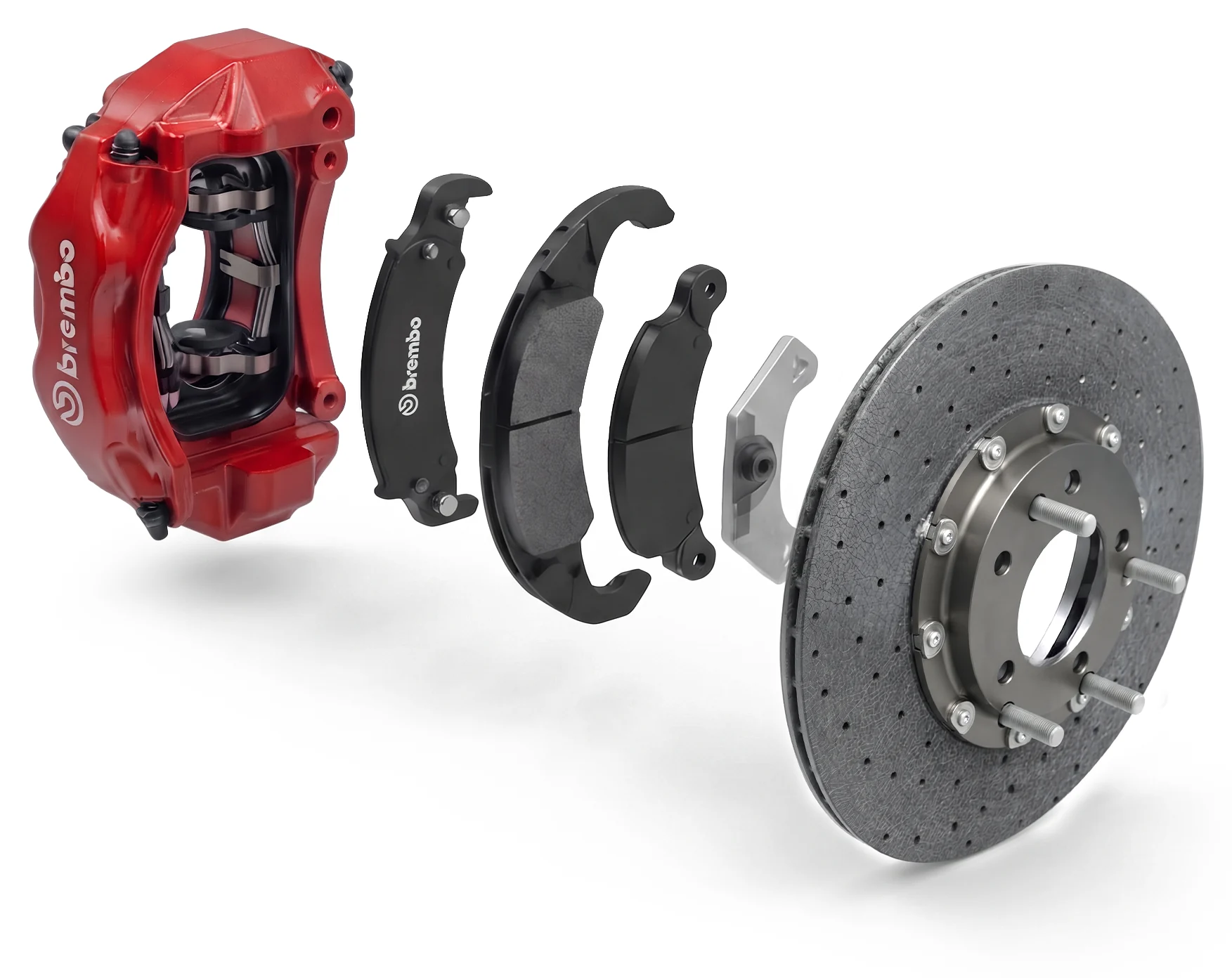 ชุดเบรก Brembo แยกชิ้น คาลิเปอร์ ผ้าเบรก และจานเบรก