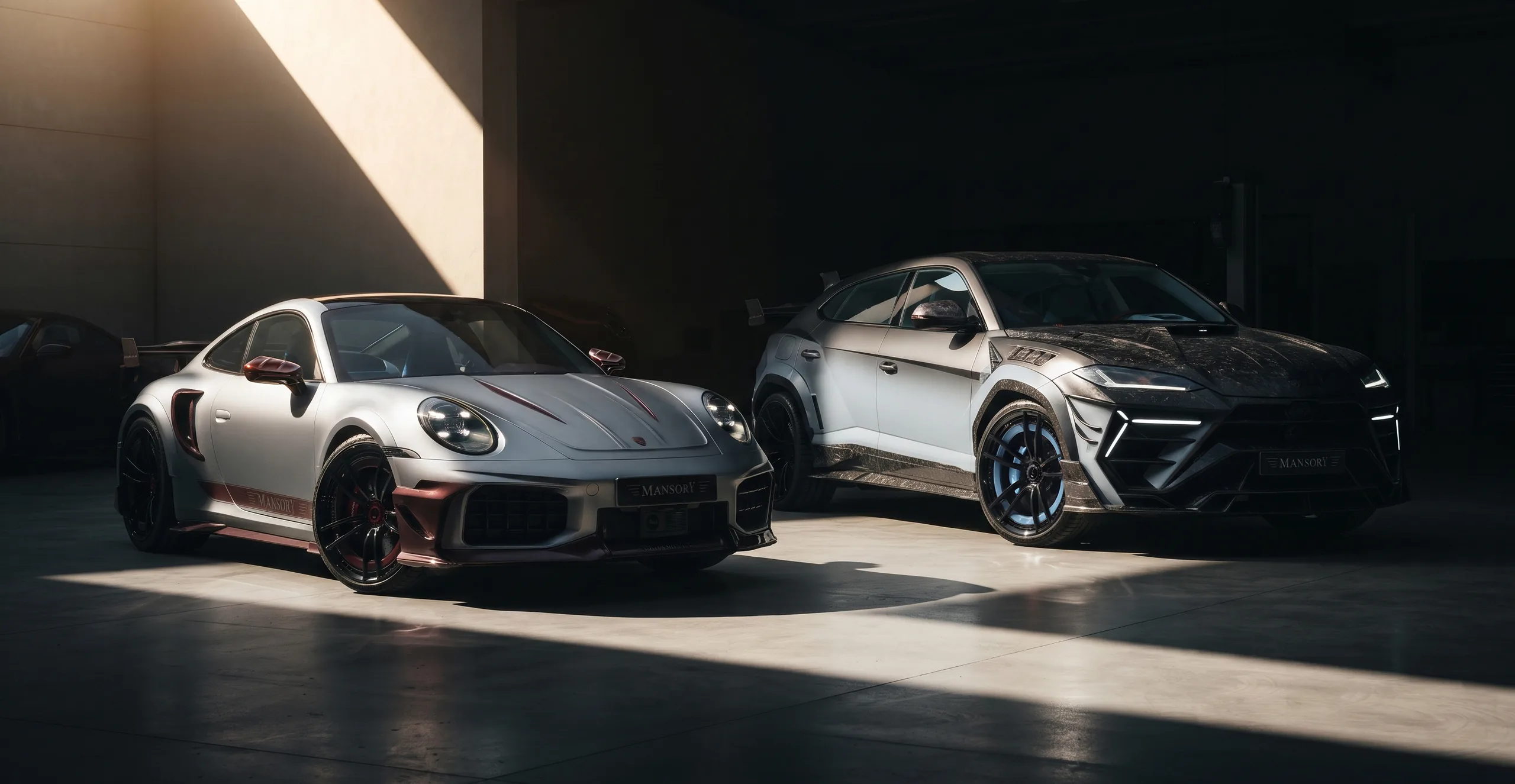 Porsche 911 and Lamborghini Urus Body Kit MANSORY