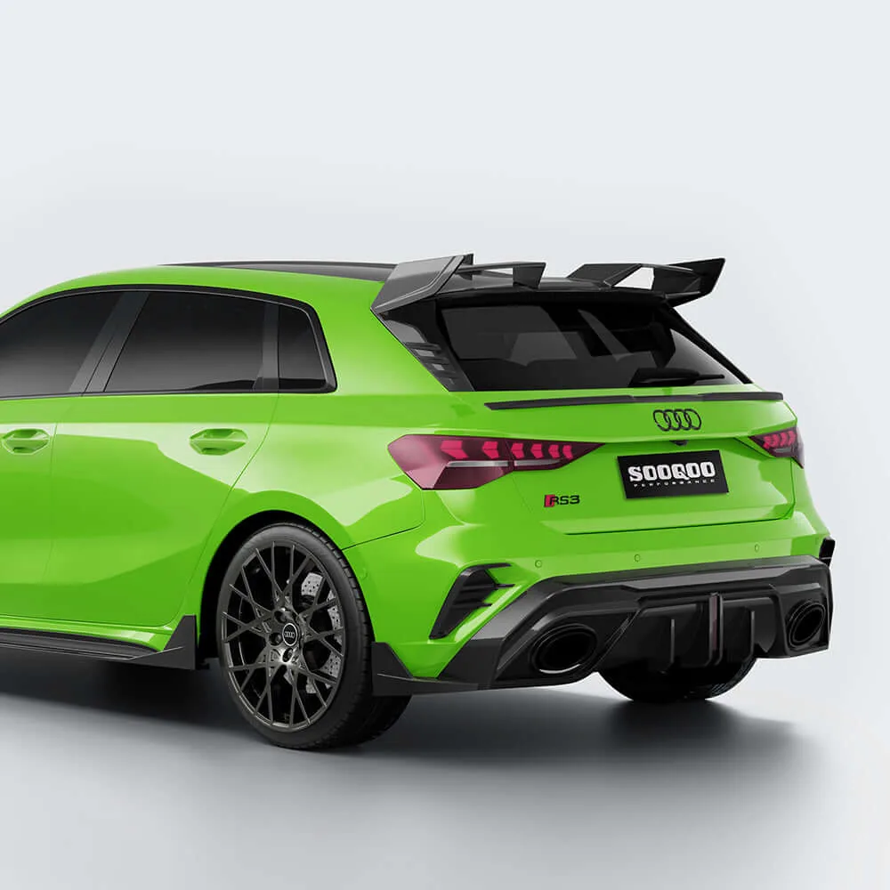 ดิฟฟิวเซอร์หลัง SOOQOO Audi RS3 Sportback 8Y Facelift