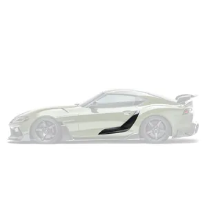 TOYOTA GR SUPRA CARBON FIBER DOOR GARNISHES photo 1