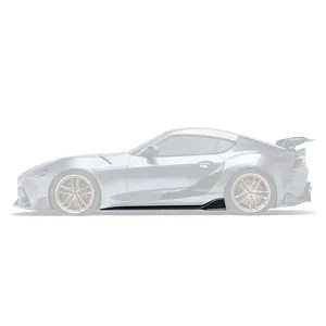 TOYOTA GR SUPRA CARBON FIBER SIDE SKIRTS V1 photo 1