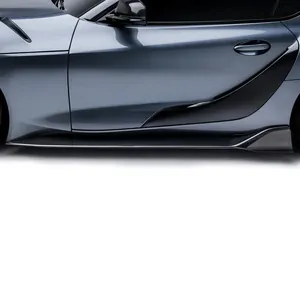 TOYOTA GR SUPRA CARBON FIBER SIDE SKIRTS V1 photo 4