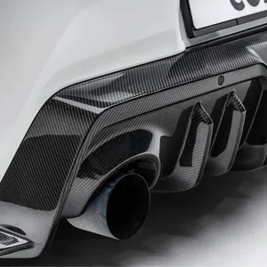 TOYOTA GR SUPRA CARBON FIBER REAR DIFFUSER photo 9