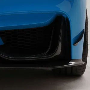 BMW F8X M3/M4 CARBON FIBER FRONT BUMPER CANARDS photo 4