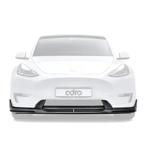TESLA MODEL Y CARBON FIBER FRONT LIP V2 photo 1
