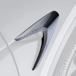 TESLA MODEL Y CARBON FIBER SIDE CAMERA COVERS photo 1