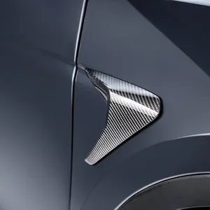TESLA MODEL Y CARBON FIBER SIDE CAMERA COVERS photo 3