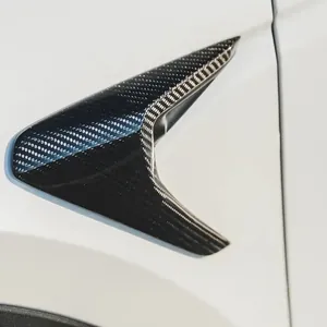 TESLA MODEL Y CARBON FIBER SIDE CAMERA COVERS photo 9