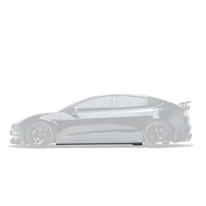 TESLA MODEL 3 CARBON FIBER SIDE SKIRTS V2 รูปที่ 1