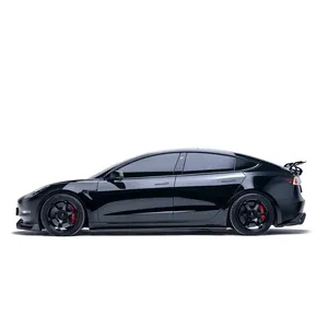 TESLA MODEL 3 CARBON FIBER SIDE SKIRTS V2 รูปที่ 2
