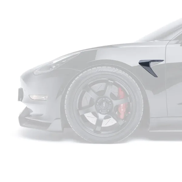 TESLA MODEL 3 CARBON FIBER SIDE CAMERA COVERS
