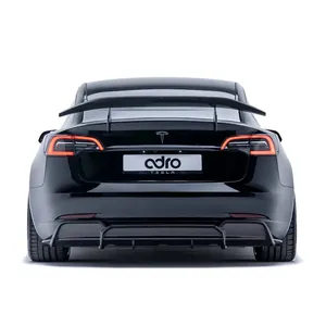 TESLA MODEL 3 CARBON FIBER REAR DIFFUSER V2 รูปที่ 3