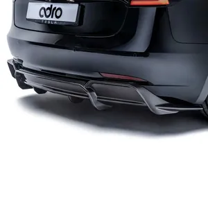 TESLA MODEL 3 CARBON FIBER REAR DIFFUSER V2 รูปที่ 4