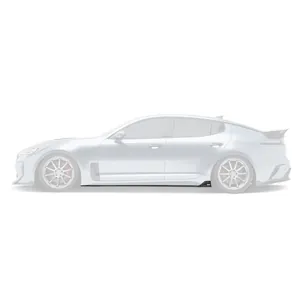 KIA STINGER CARBON FIBER SIDE SKIRTS V2 photo 1