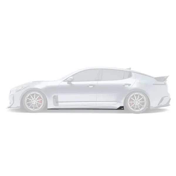 KIA STINGER CARBON FIBER SIDE SKIRTS V2