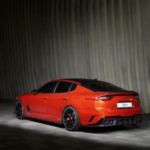 KIA STINGER CARBON FIBER SIDE SKIRTS V2 photo 5