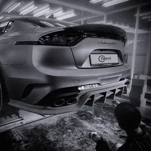 KIA STINGER CARBON FIBER REAR DIFFUSER V2 photo 5