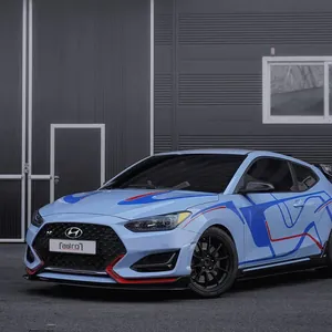 HYUNDAI VELOSTER N CARBON FIBER FRONT LIP V1 photo 7