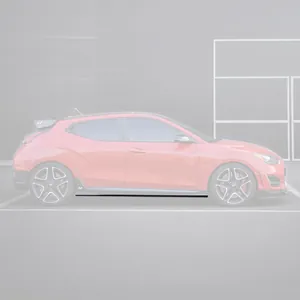 HYUNDAI VELOSTER N CARBON FIBER SIDE SKIRTS V1 photo 1