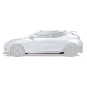 HYUNDAI VELOSTER N CARBON FIBER SIDE SKIRTS V2 photo 1