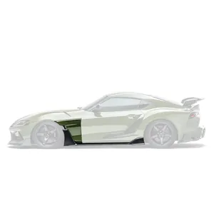 TOYOTA GR SUPRA CARBON FIBER SIDE SKIRTS V2 photo 1
