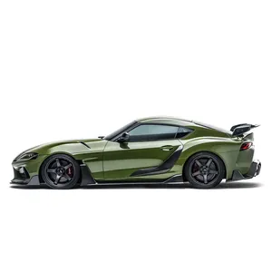 TOYOTA GR SUPRA CARBON FIBER SIDE SKIRTS V2 photo 2