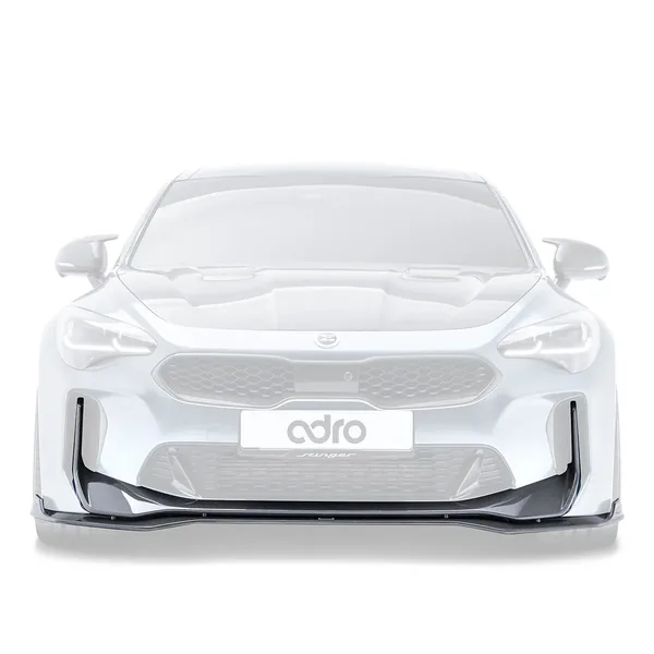 KIA STINGER CARBON FIBER UPPER + LOWER LIP SET V2