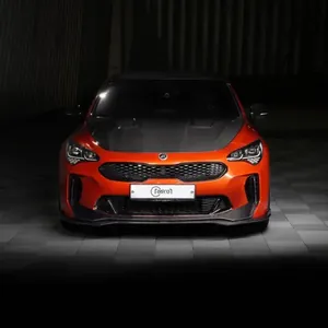 KIA STINGER CARBON FIBER UPPER + LOWER LIP SET V2 photo 4