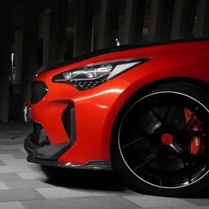 KIA STINGER CARBON FIBER UPPER + LOWER LIP SET V2 photo 5