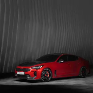 KIA STINGER CARBON FIBER UPPER + LOWER LIP SET V2 photo 6