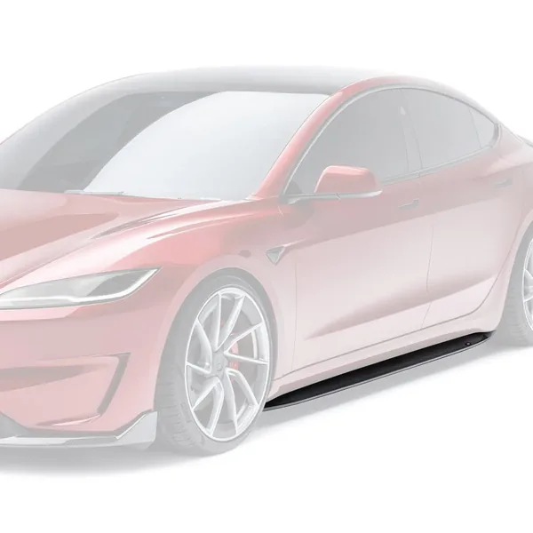 TESLA MODEL 3 HIGHLAND & PERFORMANCE CARBON FIBER SIDE SKIRTS