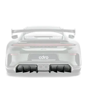 PORSCHE 992.2 GT3 PREPREG CARBON FIBER REAR DIFFUSER photo 1